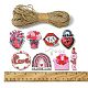 DIY Valentine's Day Pendant Decoration/Earring Making Kit DIY-FS0005-42-5