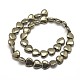 Heart Natural Pyrite Beads Strands G-I126-20-12x12mm-2