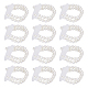 Bracelets extensibles en plastique imitation perle FIND-NB0001-22-1