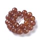 Chapelets de perles rouges en agate naturelle G-L505-06B-20mm-3