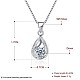 Trendy 925 Sterling Silver Pendant Necklaces NJEW-BB22416-7
