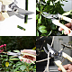 Gorgecraft 2er Pack Gartenschere Set Bypass Gartenschere und Schere mit gerader Klinge Gartenschere mit Handschuhen zum Trimmen von Pflanzen TOOL-GF0001-08-6