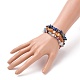 Chip Naturedelstein Perlen Stretch Armbänder Sets BJEW-JB05700-7