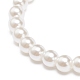 ABS Plastic Imitation Pearl Beaded Stretch Bracelet with Alloy Enamel Charms for Kids BJEW-JB08524-02-6
