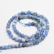 Facettierte natürliche Achat runde Perlen Stränge G-E318B-4mm-02-2