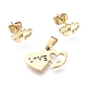 Valentine's Day 304 Stainless Steel Jewelry Sets SJEW-K154-29G-1