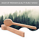 ゴージクラフト 木彫りスプーン  空白の未完成の木製工芸品  バリーウッド  176x37x20mm AJEW-GF0001-39A-6