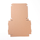 クラフト紙の折りたたみボックス  正方形  厚紙ギフト箱  メーリングボックス  バリーウッド  49x33x0.2cm  完成品：20x20x3cm CON-F007-A07-2