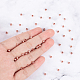 Unicraftale 100pcs 4mm rose gold rondelle spacer beads in acciaio inox perline allentate smooth small hole spacer beads for diy braccialetto necklace jewelry making craft STAS-UN0002-40B-RG-4