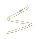 304 Edelstahl-Kabelketten-Halskette für Männer und Frauen NJEW-N050-A02-G12-3