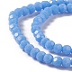 Faceted(32 Facets) Glass Beads Strands EGLA-J042-36A-07-3