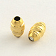 Brass Barrel Beads KK-Q667-10-1