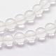 Chapelets de perles en cristal de quartz naturel G-N0218-01-2mm-3