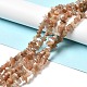 Natural Sunstone Chip Beads Strands G-M205-15A-2