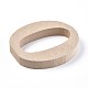 Lettera fette di legno non finite DIY-WH0162-62O-2
