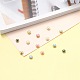 Boutons de couture en plastique ABS d'imitation perles BUTT-S005-6mm-M-4