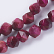 Dye Natural Gemstone Beads Strands G-XCP0007-01-2