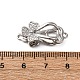 Замки из латуни с микропейвом и прозрачным фианитом KK-C075-28P-3