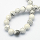 Chapelets de perles en howlite naturelle G-S176-10mm-2
