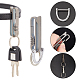 Wadorn kit de fabrication de puces porte-clés boucle de ceinture diy FIND-WR0009-10-3