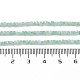 Fili di perle di quarzo smeraldo naturale G-P514-B01-01-5