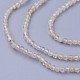 Chapelets de perles en quartz rutiles d'or naturel G-F619-10A-2mm-3