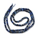 Filo di Perle lapis lazuli naturali  G-F460-06-2