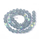 Synthetische Mondstein Perlen Stränge G-S283-06-6mm-2