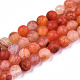 Natural Crackle Agate Beads Strands G-S373-002B-6mm-1