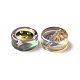 Perles de verre peintes par pulvérisation transparent GLAA-I050-15-3