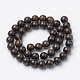 Chapelets de perles en bronzite naturel G-S272-01-12mm-2