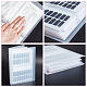 GLOBLELAND Nail Stickers Storage Showing Holder Clear Stamps Collection Page Protectors Transparent Photo Album Scrapbooking for 80pcs Storage Pages MRMJ-WH0064-41-4