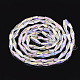 Electroplated Glass Beads Strands EGLA-S174-06J-2