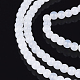 Chapelets de perles en verre imitation jade X-DGLA-S076-4mm-21-2