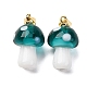 Подвески лэмпворк ручной работы LAMP-S069-08G-04-1