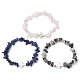 Set di braccialetti elasticizzati con perline miste naturali da 3 pz BJEW-TA00392-1