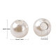 Perles acryliques de perles d'imitation PL611-1-3