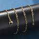 Ожерелья из цепей из нержавеющей стали 304 MAK-L015-35A-4