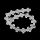 Granos de cristal de cuarzo natural hebras G-M418-B11-01-4