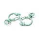 Spray Painted Alloy Swivel Lobster Claw Clasps X-FIND-A027-04-3