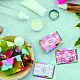 Pandahall elite 90 pz 9 colori in pizzo stile carta sapone fatto a mano tag DIY-PH0005-37-4