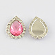 Shining Faceted Acrylic Flat Back Cabochons RB-S021-10-1