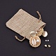 Handmade Reed Cane Ear Studs EJEW-JE03079-01-3