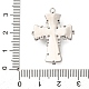 Латунные микро проложить кубического циркония подвески KK-F895-10P-3