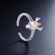 925 кольцо-манжета из стерлингового серебра Shegrace с родиевым покрытием JR530E-3