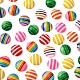 Striped Resin Cabochons CRES-R002-3-4