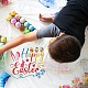 FINGERINSPIRE Happy Easter Stencil 30x30cm Reusable Easter Buuny and Egg Drawing Stencil Large Size Easter Day Decoration Stencil for Painting on Wall DIY-WH0383-0009-5