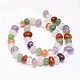 Pepite perle gemme naturali mescolati fili G-N0164-20-3