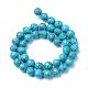 Synthetic Turquoise Bead Strands G-R411-06-10mm-2