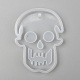 Halloween bricolage crâne pendentif moules en silicone DIY-P006-41-2